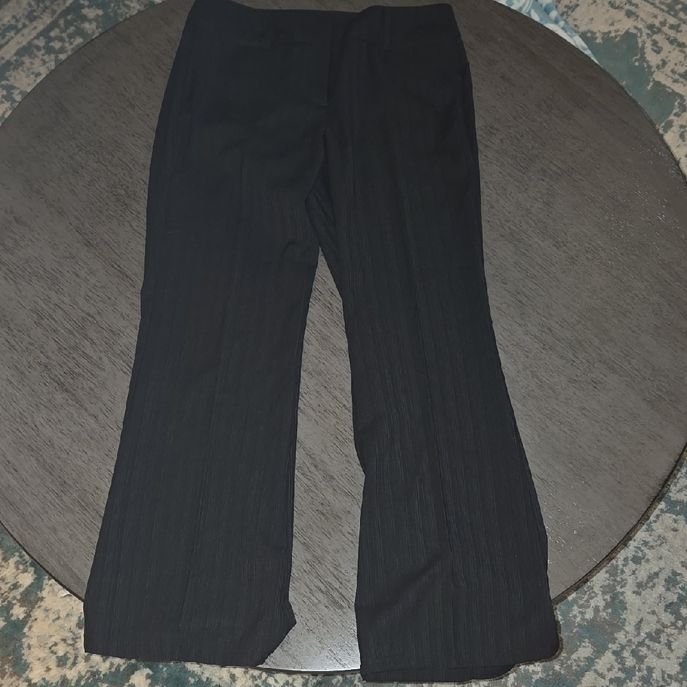 Black Pinstripe Dress Pants